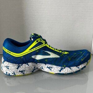 Brooks Mens Launch 5 Blue 2018 Boston Marathon Running Shoes 1202661B417 SZ 10B